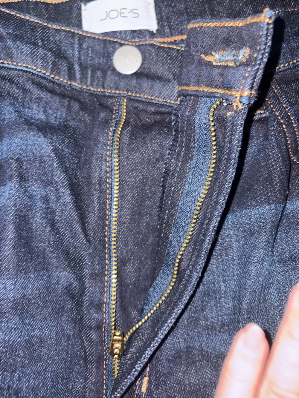 Joe's Jeans Dark Indigo Wide Leg High-Rise Jeans - Picture 10 of 15